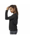 Women’s Long Sleeve T-Shirt Reebok Thermowarm Deltapeak Black | Tienda24 Tienda24.eu