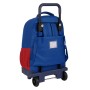 School Rucksack with Wheels F.C. Barcelona Blue Maroon 33 X 45 X 22 cm by F.C. Barcelona, Children's Backpacks - Ref: S430919...