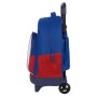 School Rucksack with Wheels F.C. Barcelona Blue Maroon 33 X 45 X 22 cm by F.C. Barcelona, Children's Backpacks - Ref: S430919...