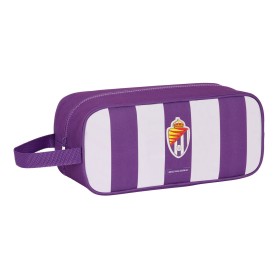 Bolsa para Sapatos de Viagem Real Valladolid C.F. Branco Roxo 34 x 15 x 14 cm de Real Valladolid C.F., Sacos para calçado - R...