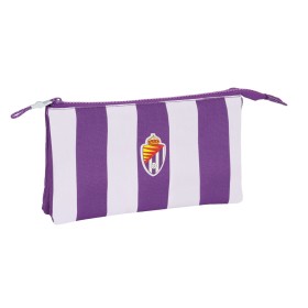 Double Carry-all Real Valladolid C.F. Purple 22 x 12 x 3 cm by Real Valladolid C.F., Pencil cases - Ref: S4309199, Price: 11,...