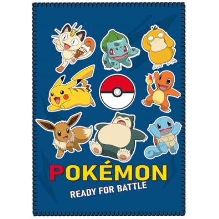 Blanket Pokémon Pikachu 100 x 140 cm Multicolour Polyester | Tienda24 - Global Online Shop Tienda24.eu