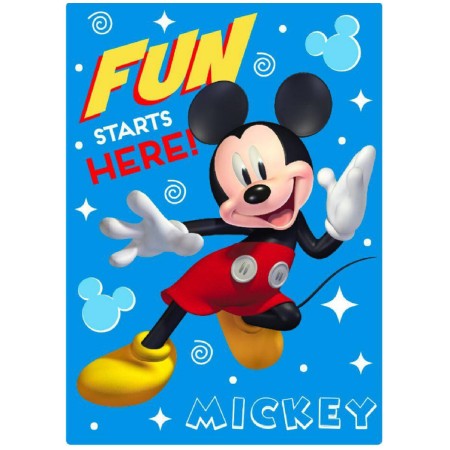 Coperta Mickey Mouse Only one 100 x 140 cm Blu Marino Poliestere di Mickey Mouse, Coperte - Rif: S4309209, Prezzo: 11,54 €, S...