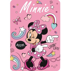 Couverture Minnie Mouse Me time 100 x 140 cm Rose clair Polyester de Minnie Mouse, Couvertures - Réf : S4309210, Prix : 11,54...