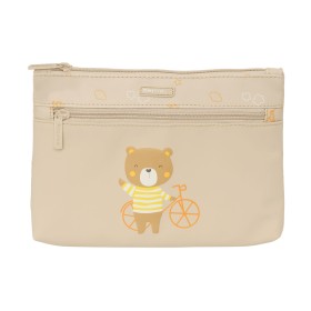 Astuccio Scuola Safta Osito Orso Beige 23 x 16 x 3 cm di Safta, Porta penne - Rif: S4309234, Prezzo: 6,57 €, Sconto: %