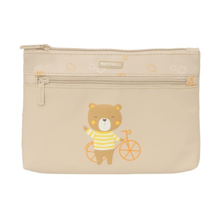 Astuccio Scuola Safta Osito Orso Beige 23 x 16 x 3 cm | Tienda24 - Global Online Shop Tienda24.eu