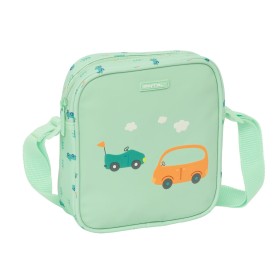 Mala a Tiracolo Safta Carros Verde 16 x 18 x 4 cm de Safta, Sacos para menina - Ref: S4309244, Preço: 6,58 €, Desconto: %