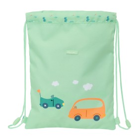 Rucksacktasche mit Bändern Safta Coches grün 26 x 34 x 1 cm von Safta, Schulranzen - Ref: S4309247, Preis: 7,91 €, Rabatt: %