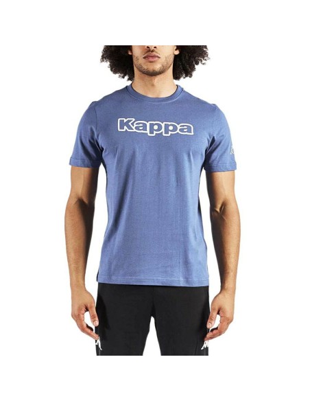 Herren Kurzarm-T-Shirt Kappa Blau Herren | Tienda24 Tienda24.eu