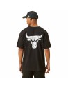 Herren Kurzarm-T-Shirt New Era Chicago Bulls Schwarz | Tienda24 Tienda24.eu