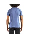 Camiseta de Manga Corta Hombre Kappa Azul Hombre | Tienda24 Tienda24.eu