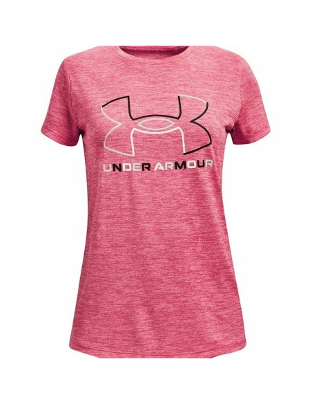 T shirt à manches courtes Enfant Under Armour Rose | Tienda24 Tienda24.eu