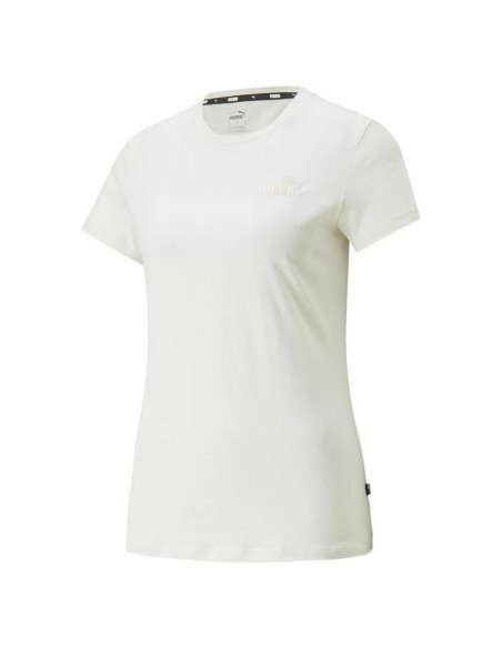 Camisola de Manga Curta Mulher Puma Branco | Tienda24 Tienda24.eu