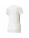 Camisola de Manga Curta Mulher Puma Branco | Tienda24 Tienda24.eu