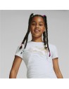 Child's Short Sleeve T-Shirt Puma Alpha White | Tienda24 Tienda24.eu