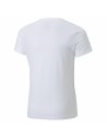 Child's Short Sleeve T-Shirt Puma Alpha White | Tienda24 Tienda24.eu