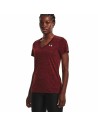 Damen Kurzarm-T-Shirt Under Armour Dunkelrot | Tienda24 Tienda24.eu