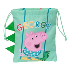 Sac à goûter Peppa Pig 20 x 25 x 1 cm Sac Menthe de Peppa Pig, Stockage des aliments - Réf : S4309309, Prix : 4,66 €, Remise : %