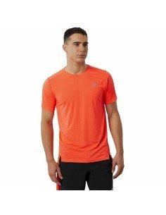 Maglia a Maniche Corte Uomo New Balance Accelerate Arancio da New Balance, Uomo - Ref: S6465044, Precio: 26,92 €, Descuento: %