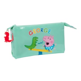 Portatodo Doble Peppa Pig George Menta 22 x 12 x 3 cm de Peppa Pig, Estuches - Ref: S4309314, Precio: 7,95 €, Descuento: %