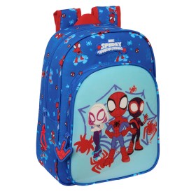 School Bag Spider-Man Blue 26 x 34 x 11 cm by Spider-Man, Children's Backpacks - Ref: S4309324, Price: 22,25 €, Discount: %