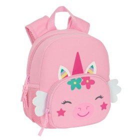 Kinderrucksack Safta Einhorn Rosa 20 x 25 x 9 cm von Safta, Kinderrucksäcke - Ref: S4309333, Preis: 13,25 €, Rabatt: %