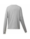 Sudadera sin Capucha Hombre Reebok Foil Crew Gris claro | Tienda24 Tienda24.eu