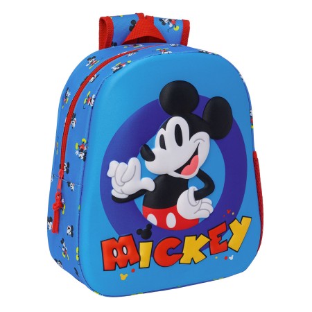 Cartable Mickey Mouse Clubhouse Bleu 27 x 33 x 10 cm de Mickey Mouse Clubhouse, Sacs à dos enfant - Réf : S4309338, Prix : 10...