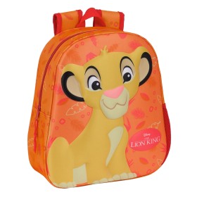 Sac à dos enfant 3D The Lion King Orange 27 x 33 x 10 cm de The Lion King, Sacs à dos enfant - Réf : S4309348, Prix : 10,47 €...