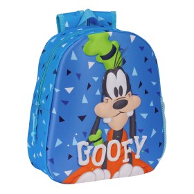 3D Child bag Clásicos Disney Goofy Blue 27 x 33 x 10 cm by Clásicos Disney, Children's Backpacks - Ref: S4309349, Price: 6,29...