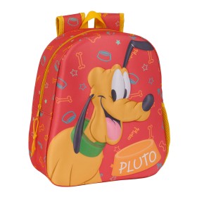 Sac à dos enfant 3D Clásicos Disney Pluto Orange 27 x 33 x 10 cm de Clásicos Disney, Sacs à dos enfant - Réf : S4309351, Prix...