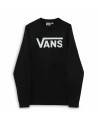 Sudadera sin Capucha Hombre Vans Classic Negro | Tienda24 Tienda24.eu