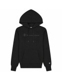 Sudadera con Capucha Mujer Champion Negro | Tienda24 Tienda24.eu