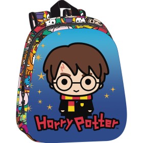 Mochila Escolar Harry Potter Azul Multicolor 27 x 33 x 10 cm de Harry Potter, Mochilas infantiles - Ref: S4309366, Precio: 10...