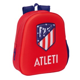 Cartable 3D Atlético Madrid Rouge 27 x 33 x 10 cm de Atlético Madrid, Sacs à dos enfant - Réf : S4309369, Prix : 9,39 €, Remi...