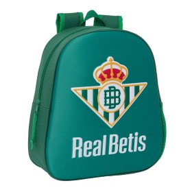 Mochila Escolar 3D Real Betis Balompié Verde 27 x 33 x 10 cm de Real Betis Balompié, Mochilas infantiles - Ref: S4309372, Pre...