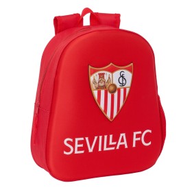 Mochila Infantil 3D Sevilla Fútbol Club Vermelho 27 x 33 x 10 cm de Sevilla Fútbol Club, Mochilas infantis - Ref: S4309373, P...