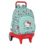 Mochila Escolar com Rodas Hello Kitty Sea lovers Turquesa 33 X 45 X 22 cm de Hello Kitty, Mochilas infantis - Ref: S4309379, ...