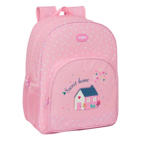 School Bag Glow Lab Sweet home Pink 33 x 42 x 14 cm by Glow Lab, Children's Backpacks - Ref: S4309391, Price: 21,85 €, Discou...