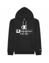 Sudadera con Capucha Hombre Champion Negro | Tienda24 Tienda24.eu