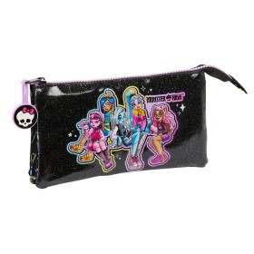 Astuccio Scuola Monster High Nero 22 x 12 x 3 cm di Monster High, Porta penne - Rif: S4309458, Prezzo: 7,95 €, Sconto: %