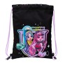 Rucksacktasche mit Bändern Monster High Schwarz 26 x 34 x 1 cm von Monster High, Schulranzen - Ref: S4309460, Preis: 6,78 €, ...