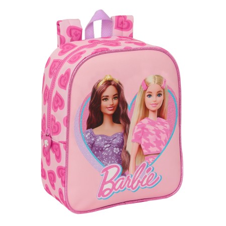 Child bag Barbie Love Pink 22 x 27 x 10 cm by Barbie, Children's Backpacks - Ref: S4309505, Price: 10,54 €, Discount: %