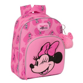 School Bag Minnie Mouse Loving Pink 28 x 34 x 10 cm by Minnie Mouse, Children's Backpacks - Ref: S4309527, Price: 24,89 €, Di...