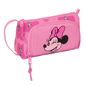 Trousse Scolaire avec Accessoires Minnie Mouse Loving Rose 20 x 11 x 8.5 cm (32 Pièces) de Minnie Mouse, Trousses - Réf : S43...