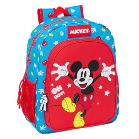 Zaino Scuola Mickey Mouse Clubhouse Fantastic Azzurro Rosso 32 X 38 X 12 cm di Mickey Mouse Clubhouse, Zainetti per bambini -...