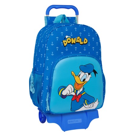 Mochila Escolar con Ruedas Donald Azul 33 x 42 x 14 cm de Donald, Mochilas infantiles - Ref: S4309567, Precio: 49,82 €, Descu...