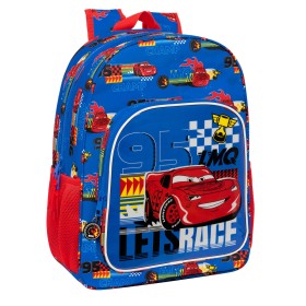 School Bag Cars Race ready Blue 33 x 42 x 14 cm by Cars, Children's Backpacks - Ref: S4309582, Price: 15,90 €, Discount: %