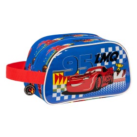 School Toilet Bag Cars Race ready Blue 26 x 15 x 12 cm by Cars, Cosmetic Cases - Ref: S4309584, Price: 6,22 €, Discount: %