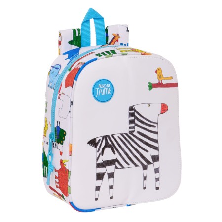 Mochila Infantil Algo de Jaime Blanco 22 x 27 x 10 cm de Algo de Jaime, Mochilas infantiles - Ref: S4309595, Precio: 27,95 €,...